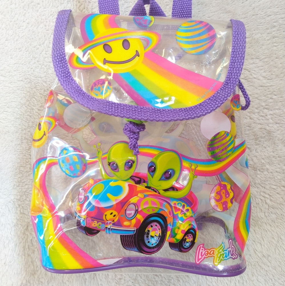 Authentic Lisa Frank Jelly Bag